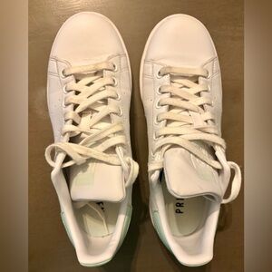 Stan Smith adidas Women's White and Light Green Shoes